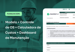 Modelo e planilha para Ordem de Serviço