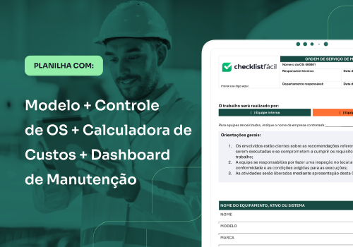 Modelo e planilha para Ordem de Serviço