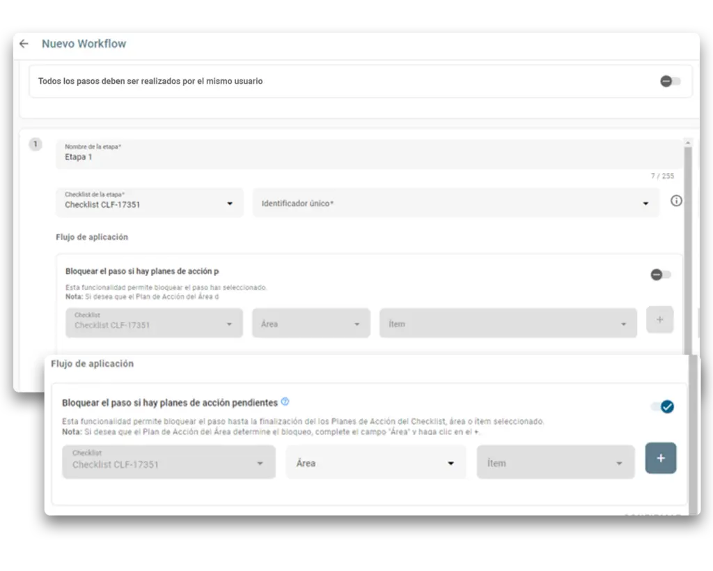 Interdependencias del Módulo Workflow