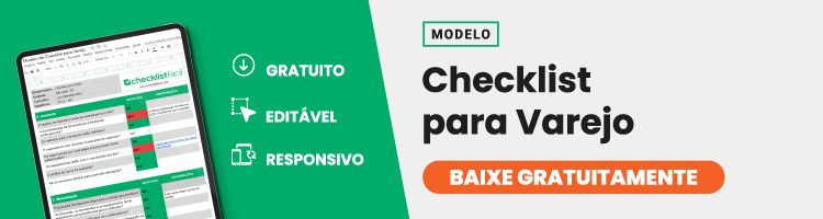 Modelo de checklist para varejo para baixar gratuitamente