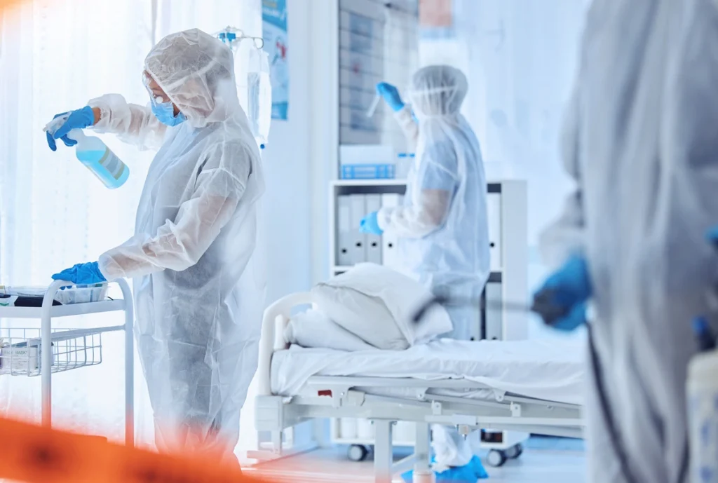 Limpeza hospitalar