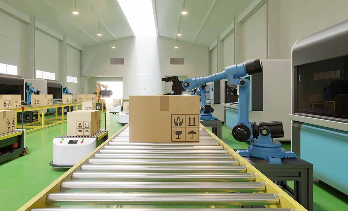 Máquinas auxiliando na gestão de cadeia de suprimentos