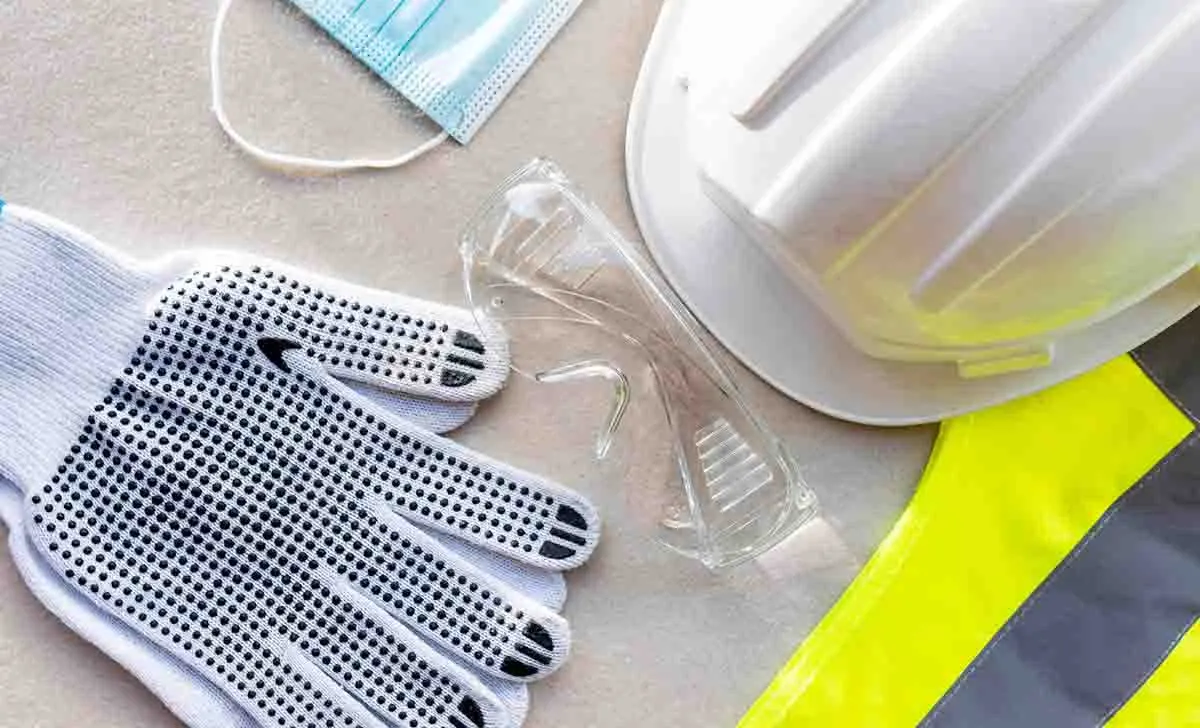 Luvas e outros equipamentos de proteção individual EPIs