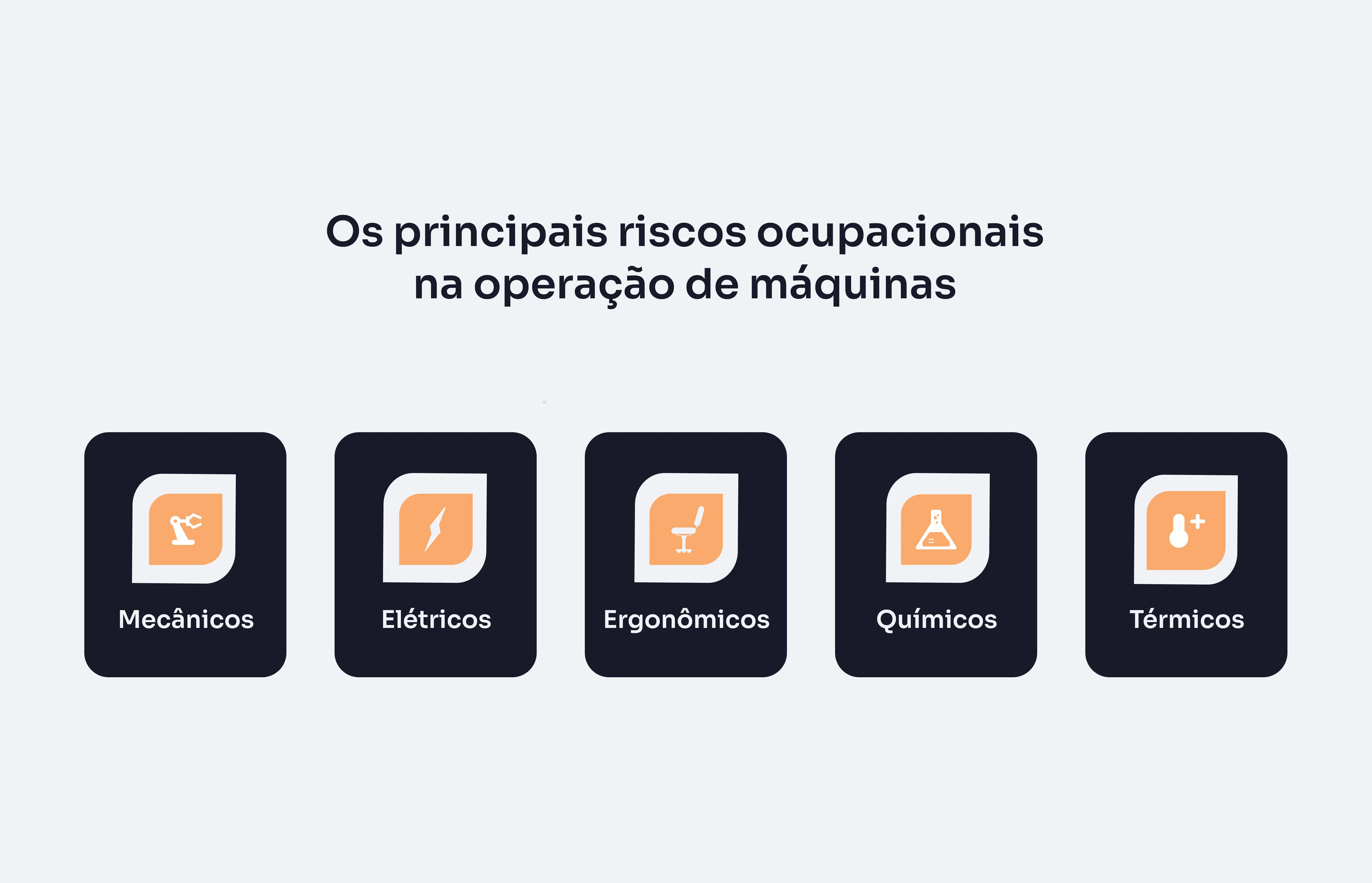 Principais tipos de riscos de acidentes com máquinas